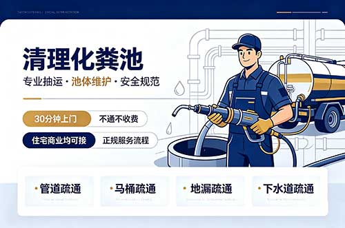 天门清理化粪池